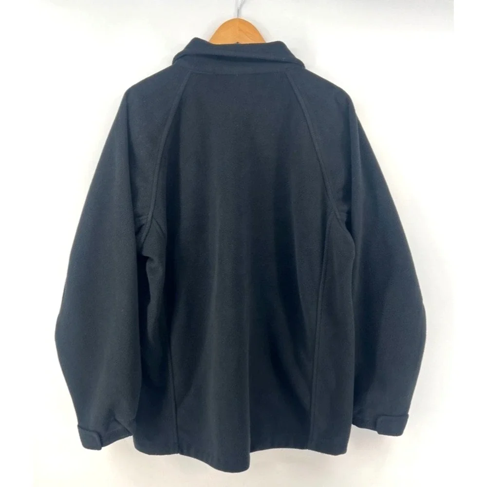 The North Face Men's Full Zip Windbreaker Windstopper Black Jacket Men Size XXL